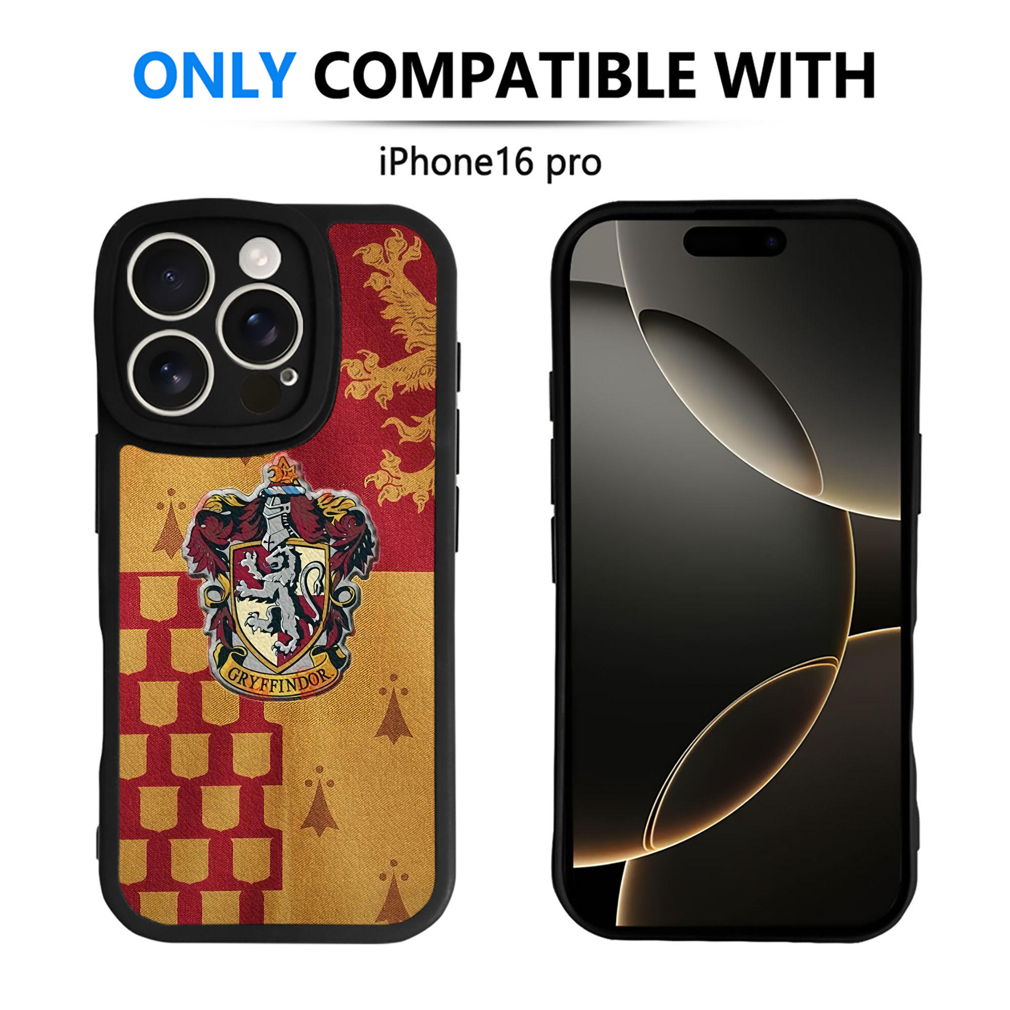 （画像用） Harry Potter ハリー・ポッターシリーズ 【iPhone 16シリーズ対応】シリコンスマホケース（レザー調） 材質：シリコン